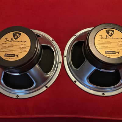 Pair of Celestion JB 85 SPEAKERS Fender Joe Bonamassa High Power Tweed Twin or 2 x 12" cabinet image 1