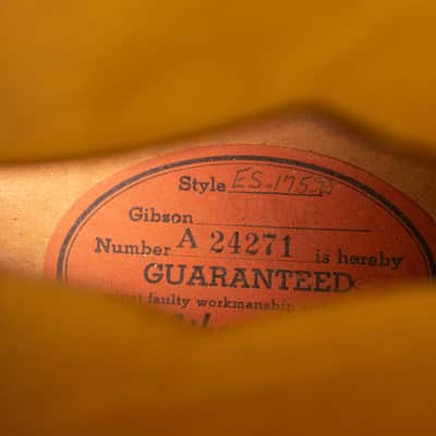 1956 Gibson ES-175D, Sunburst image 22