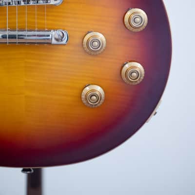 2025 Epiphone Inspired by Gibson Custom 1959 Les Paul Standard - in Deep Cherry Sunburst image 10