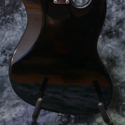 Ibanez 1977 Lawsuit Jazz Bass MIJ Left Handed 1977 Black image 4