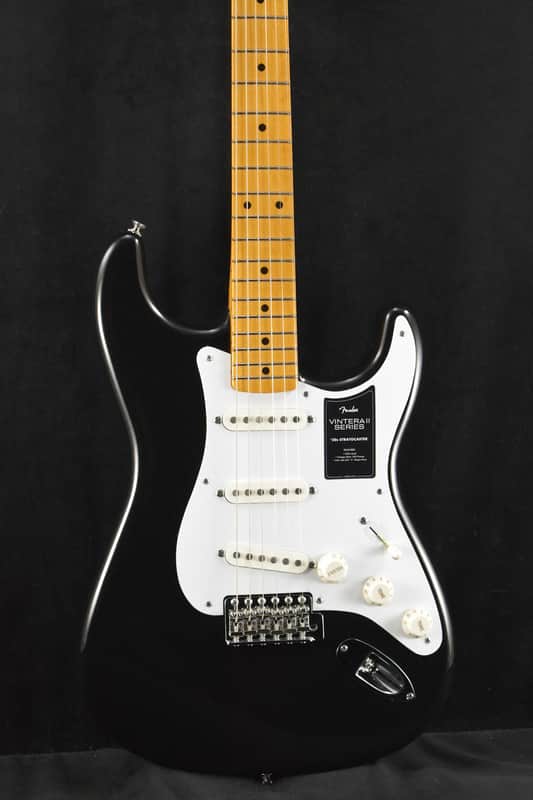 Fender Vintera II '50s Stratocaster Black Maple Fingerboard image 1