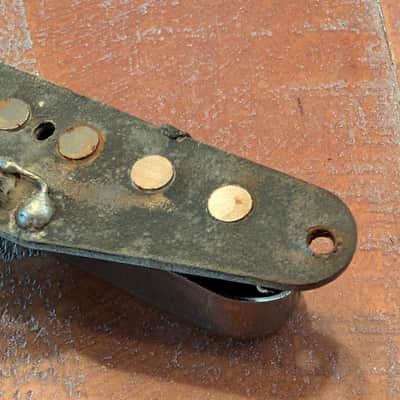 Fender Telecaster Blackguard Neck Pickup Original Vintage 1952 Chrome Amazing! image 4