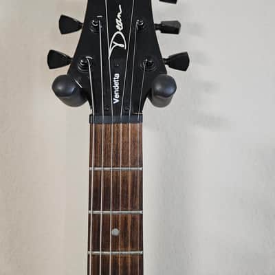 Custom Built ST Style Electric Guitar With Dean Vendetta Neck - Black image 5
