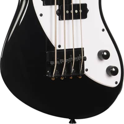 Kala Solid Body 4-String Electric U-BASS, Laurel Fingerboard, Jet Black image 1