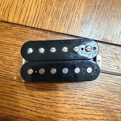Wolfetone Marshallhead MKII neck pickup, black, vintage braid wiring image 1