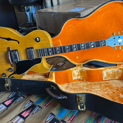 1968 Gibson ES-175DN Natural Blonde All Original Metheny Jazz Box image 3