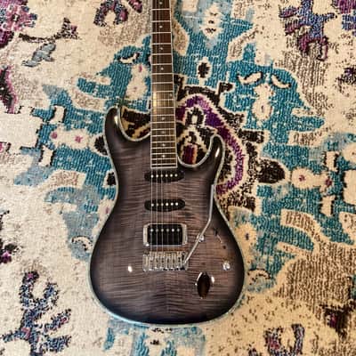 Ibanez SAS36FM 2006 - Transparent Grey Flamed Maple - Set Neck image 1