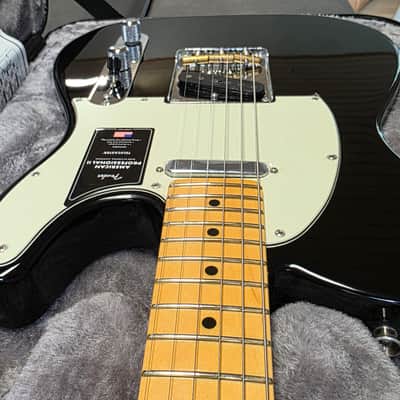 Fender American Professional II Telecaster BRAND NEW 75TH ANNIVERSARY 2021 Tuxedo Black USA Tele Case Queen Time Capsule Electric Guitar image 7
