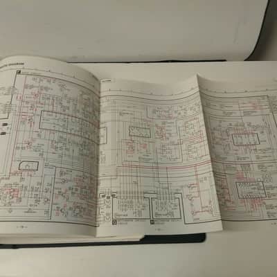 Lot of Vintage Panasonic CD Players/Amplifier Service Manuals SL-SW202-SU-HT500 image 9