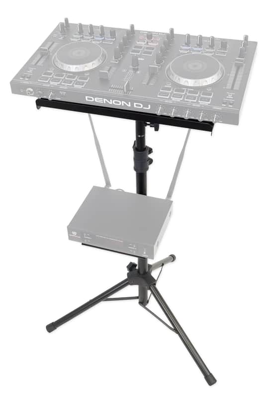 Rockville RLS67 Adjustable DJ Controller Tripod Stand w/ with Dual Trays image 1