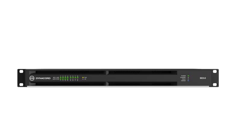 Dynacord IX30:8-US 8-Channel 3kW Dante DSP Network Amplifier image 1