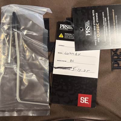 PRS SE Custom 24 Blue Matteo Natural Back (552) image 9