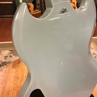 2019 Gibson Custom Shop 61/59 SG Fat Neck Frost Blue VOS image 16