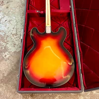 Welson DS-2T Hollowbody electric guitar 1960’s - Sunburst vox EKO Crucianelli es-335 original vintage italy image 14