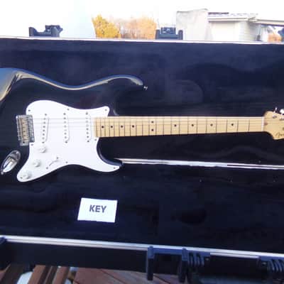 2014 Fender Eric Clapton 'Blackie' Stratocaster w/Seymour Duncan and other replacement pickups image 7