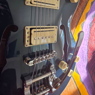 Gretsch G2655T-P90 2021 - Green Midnight Sapphire - Upgrades - Seymour Duncan P-Rails Pickups, Triple Shot System & Grover Locking Tuners image 9
