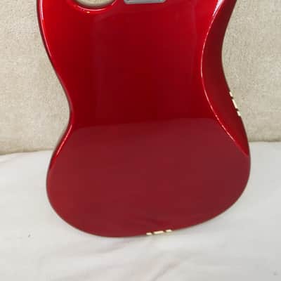 Fender MUSTANG Candy Apple Red CIJ w/Stripe s/HSC #P088687 image 11