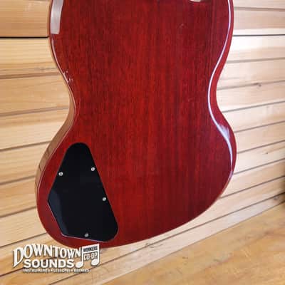 2025 Gibson SG Special P90 Electric Guitar with Gator 4G Gig Bag - Vintage Cherry, 6lbs 11oz image 6