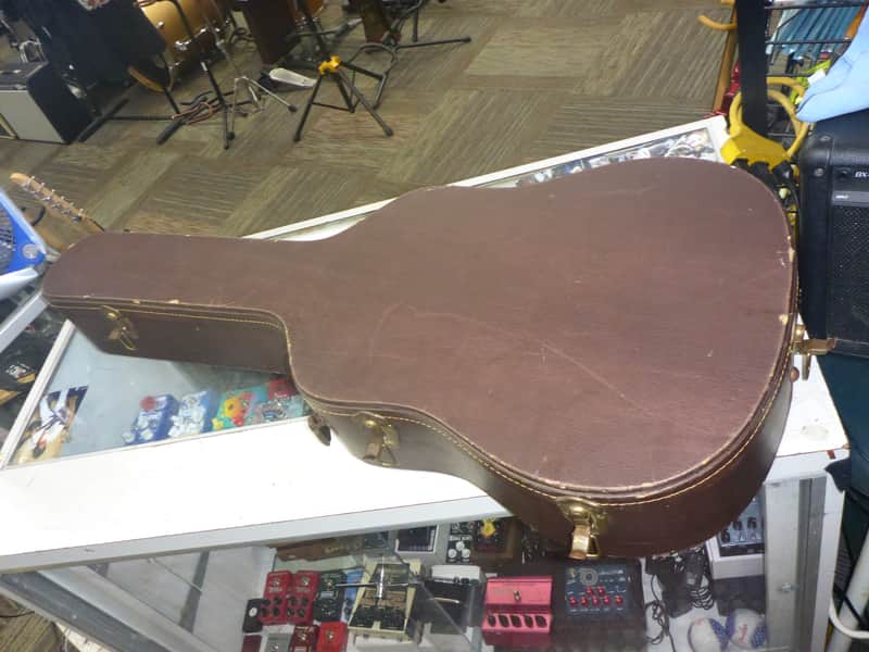 Acoustic Guitar Case 43x16x12 1/2 ( 4 " Depth ) Brown Exterior / Tan Interior image 1