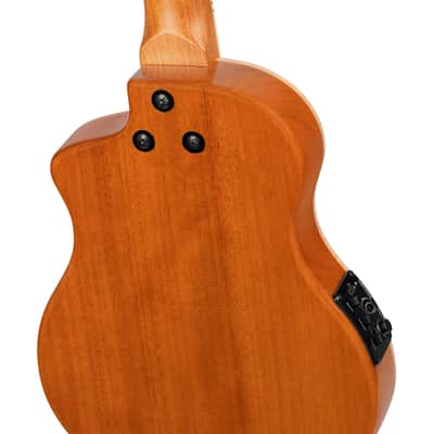 Ortega RTPX-U-FMA TourPlayer Series Flamed Maple Top Mahogany Neck 4-String Tenor Electric Ukulele w/Gig Bag image 9