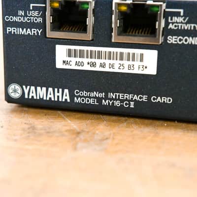 Yamaha MY16-CII CobraNet Network I/O Card CG013QK image 4