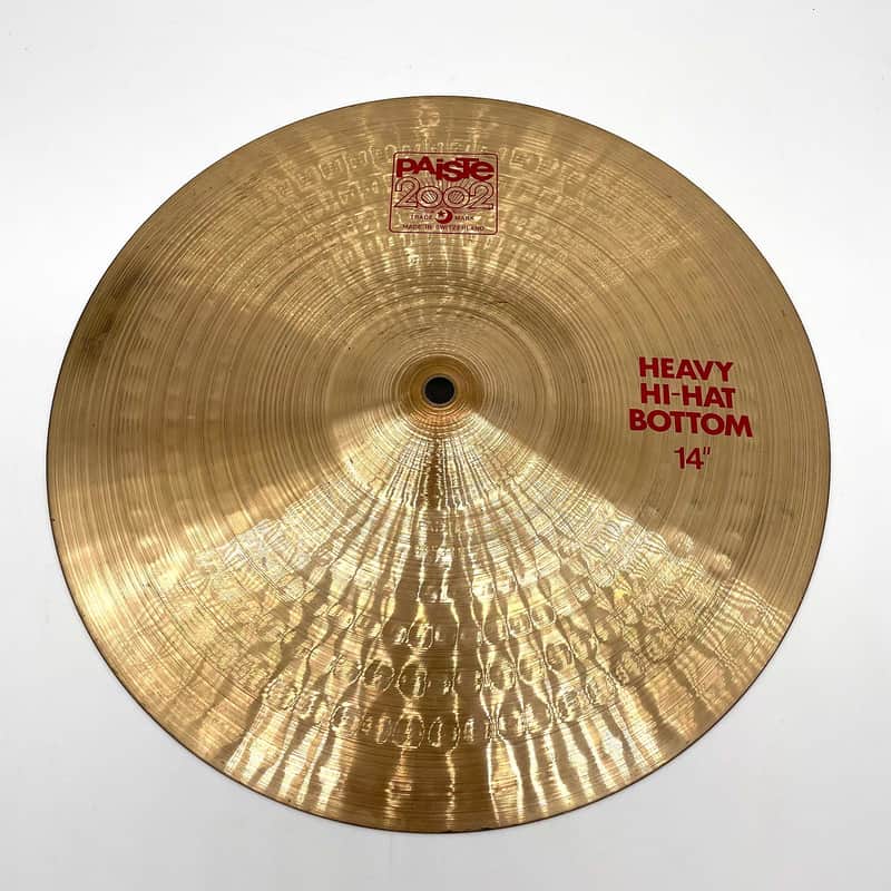 Paiste 14" 2002 Heavy Hi-Hat Cymbal (Bottom) image 1