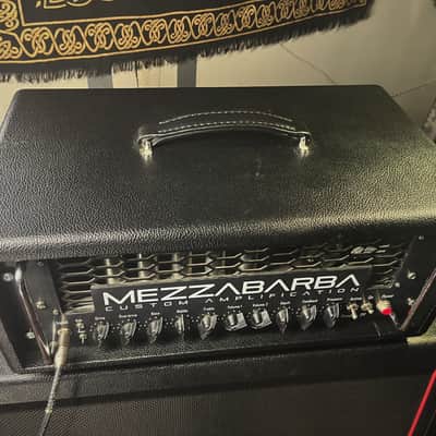 Mezzabarba MZero BASS OVERDRIVE – Custom One-Off All-Tube 180W + 4x12 Bass Reflex 1000W 2017 - Gloss Black and Red image 3