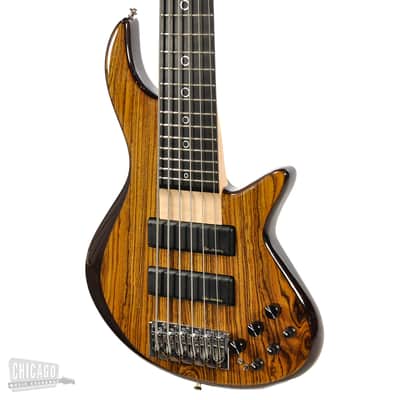Xotic XB-2 6-String Bass Bocote/Ash Natural Top w/Trans Black Back image 2