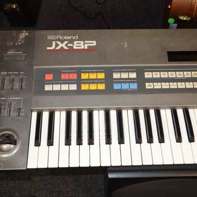 Roland JX-8P 61-Key Synthesizer Keyboard vintage used AS-IS (Midi not working) image 2