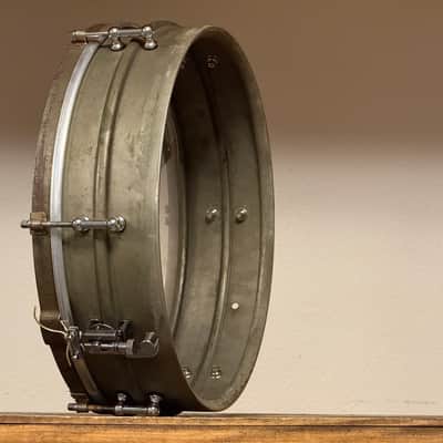 20/30's Ludwig 4x14 "Dance" Model Universal NOB 6 Lug Snare Drum 2-Piece image 3