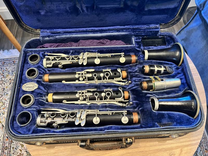 Buffet Crampon RC in A. Video. With vintage double case (pictured) image 1