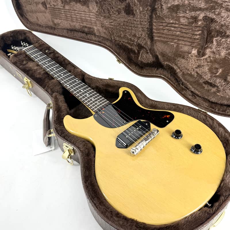 2023 Gibson Custom Shop 1958 Les Paul Junior DC VOS – TV Yellow image 1