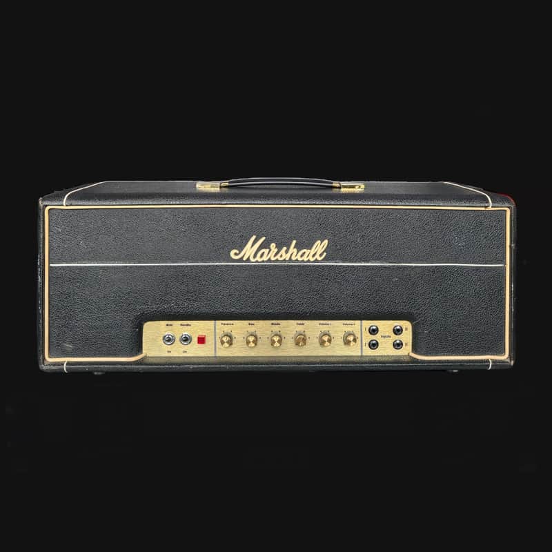 Marshall JMP MKII 1974 50w Valve Amp in Black w/ Swan Flightcase image 1