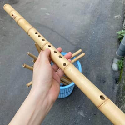 Handcrafted H’mong Bamboo Flute – Vietnamese Bawu Flute – Key C/D | Pro Sound, Vietnamese Artisan Quality image 2