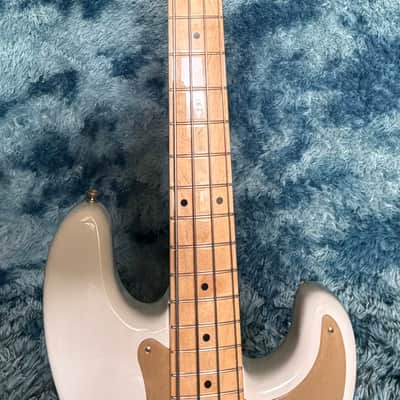 Fender American Original '50s Precision Bass with Maple Fretboard 2018 - White Blonde image 7