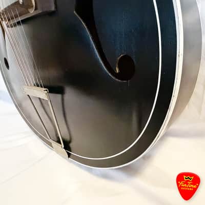 1960s Silvertone 658 “Tuxedo” Archtop Acoustic Guitar by Kay – “The Wolf” image 15