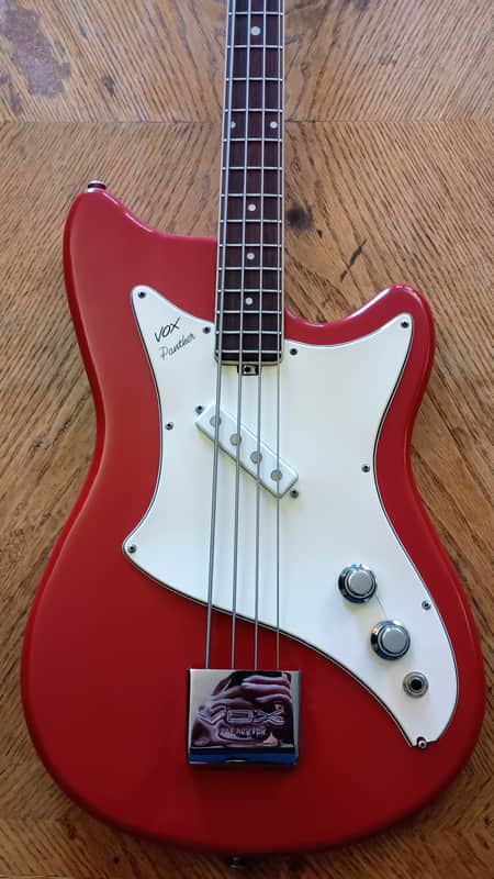 Vox Panther Bass 1960s - Red image 1