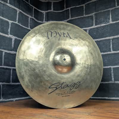 Stagg Myra 20" Brilliant Rock Ride – Hand‑Made B20 Bronze – High‑Energy Projection image 1