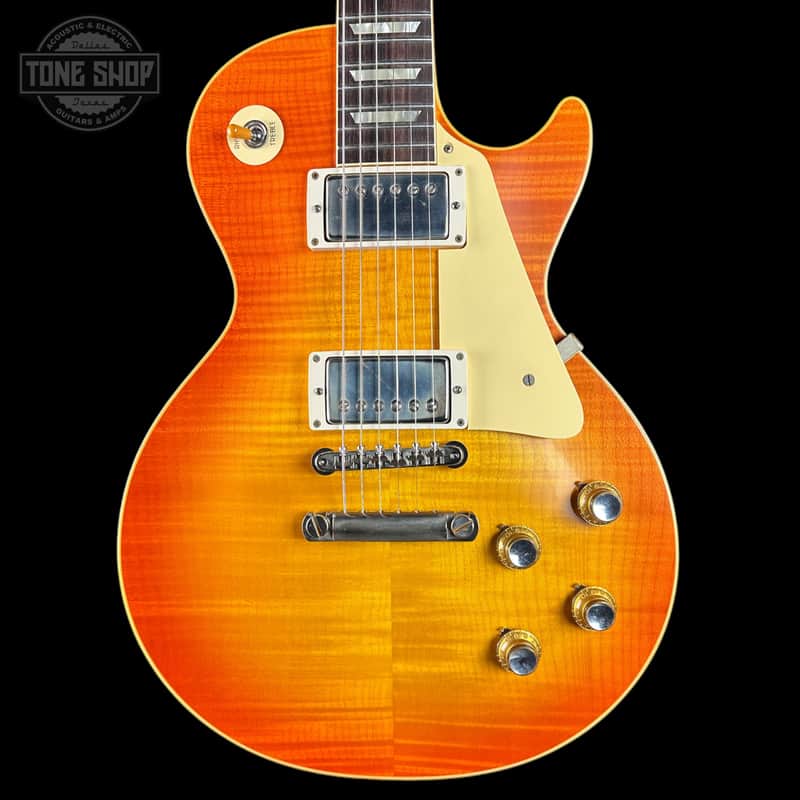 Gibson Custom 1960 Les Paul Standard Reissue VOS Tangerine Burst w/case 06115 image 1