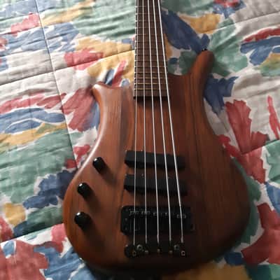Warwick Thumb 5 bolt on left handed - lefty - mancino 2004 Natural oil image 1