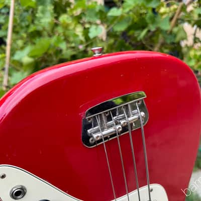 1975 Fender Musicmaster Bass - Dakota Red - OHSC image 11
