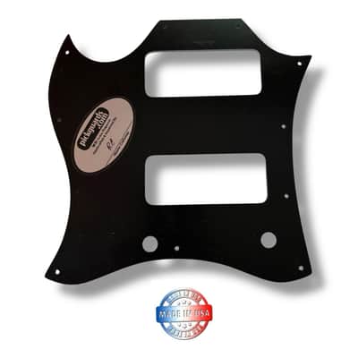 Black/White 5 Ply Pickguard for Vintage 1966-1972 Gibson SG Special Vintage Accurate Made In USA image 5