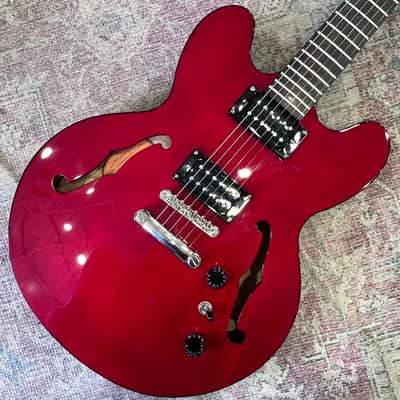Epiphone Dot Studio Limited Edition 2017 - Cherry with black binding image 2