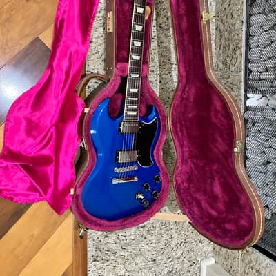 Gibson SG Standard "Small Guard" 1991 Candy Apple Blue image 5