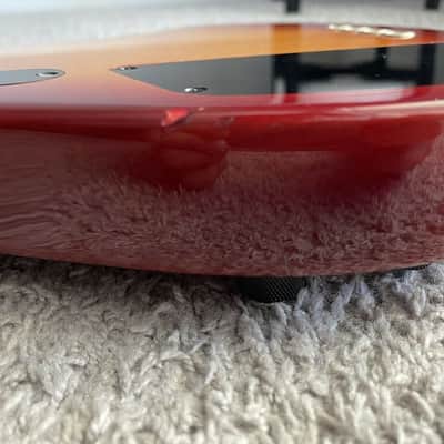 Fender Deluxe Zone Bass 2002 MIM Sienna Sunburst Rare 4-String Bass Guitar image 5