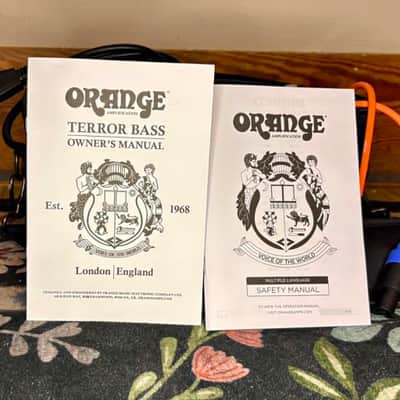 Package Deal! - Orange Terror Bass BT500H (2024) with OBC112 Cabinet (2025) image 5