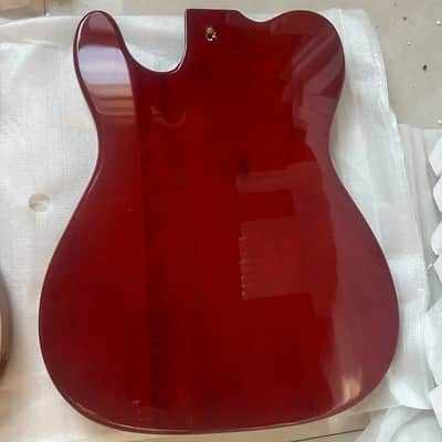 DIY Project Mahogany Telecaster Tele Style Guitar Body, Tiger Maple Veneer Top image 2