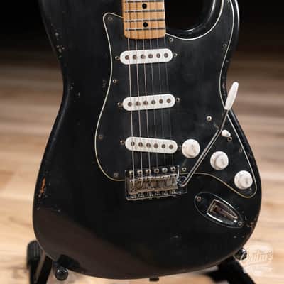 Mario Martin Guitars Ash/Paulownia S-Style w/ Brickhouse Pickups – Black image 3