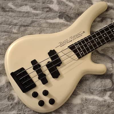 TUNE Bass Maniac TB-02PJ - 1988 - MIJ - Vintage White - 4-String - Active - Made in Japan image 1