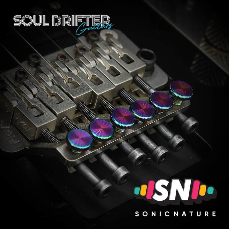 Sonic Nature GR5 Titanium Fine-Tuning Screws for Floyd - Rainbow image 1